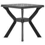 HKH Mesa de Bistrô 70x70x72 Cm Plástico - Antracite