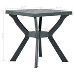 HKH Mesa de Bistrô 70x70x72 Cm Plástico - Antracite