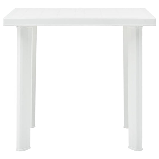 HKH Mesa de Jardim 80x75x72 Cm Plástico - Branco