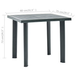 HKH 6 Pcs Conjunto Sofás de Jardim C/ Almofadões Vime Pe - Preto