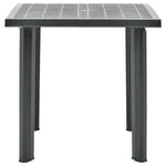 HKH Mesa de Jardim 80x75x72 Cm Plástico - Antracite