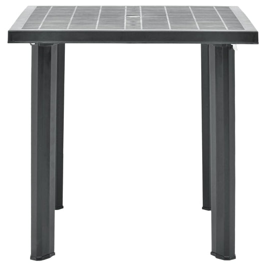 HKH Mesa de Jardim 80x75x72 Cm Plástico - Antracite