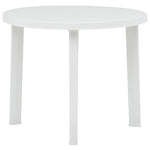 HKH Mesa de Jardim 89 Cm Plástico - Branco