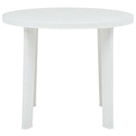 HKH Mesa de Jardim 89 Cm Plástico - Branco