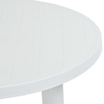 HKH Mesa de Jardim 89 Cm Plástico - Branco
