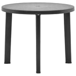 HKH Mesa de Jardim 89 Cm Plástico - Antracite