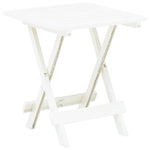 HKH Mesa de Jardim Dobrável 45x43x50 Cm Plástico - Branco