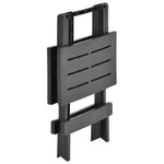HKH Mesa de Jardim Dobrável 45x43x50 Cm Plástico - Antracite