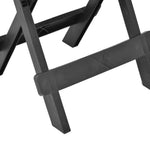 HKH Mesa de Jardim Dobrável 45x43x50 Cm Plástico - Antracite