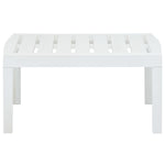 HKH Mesa de Jardim 78x55x38 Cm Plástico - Branco