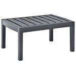 HKH Mesa de Jardim 78x55x38 Cm Plástico - Antracite