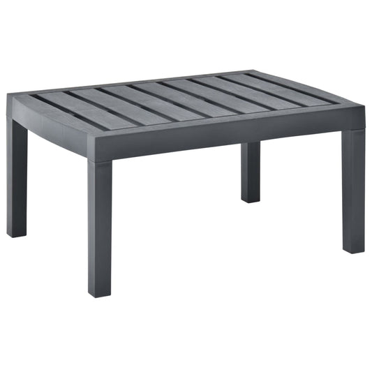 HKH Mesa de Jardim 78x55x38 Cm Plástico - Antracite