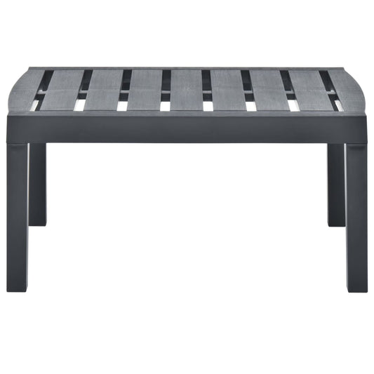 HKH Mesa de Jardim 78x55x38 Cm Plástico - Antracite