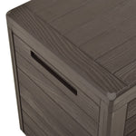 HKH 7 Pcs Conjunto de Sofás Jardim C/ Almofadões Vime Pe Castanho - Marrom