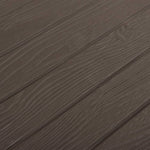 HKH 7 Pcs Conjunto de Sofás Jardim C/ Almofadões Vime Pe Castanho - Marrom