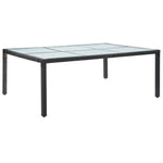 HKH 8 Pcs Conjunto de Sofás P/ Jardim com Almofadões Vime Pe - Bege