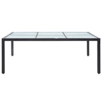 HKH 8 Pcs Conjunto de Sofás P/ Jardim com Almofadões Vime Pe - Bege