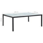 HKH 8 Pcs Conjunto de Sofás P/ Jardim com Almofadões Vime Pe - Bege