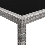 HKH Mesa de Jantar P/ Exterior 200x150x74 Cm Vime Pe - Cinzento