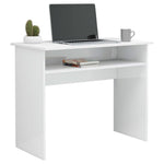 HKH Escritorio Derivados de Madera Brillante - Blanco