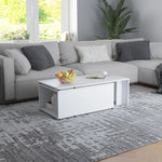 HKH Mesa de Centro em Derivados de em Madeira - Branco