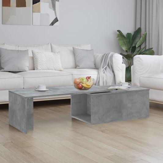 Mesa de centro HKH de contrachapado y cemento - Gris
