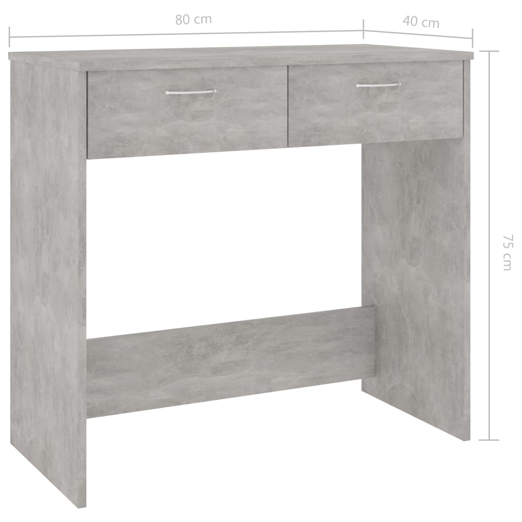 Escritorio HKH de Derivados de Madera y Cemento - Gris