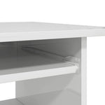 HKH Escritorio Derivados de Madera Brillante - Blanco