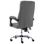 Silla de oficina HKH con función de masaje Piel sintética - Antracita