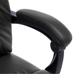 Silla de Oficina HKH con Función de Masaje Piel Sintética - Negro