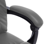 HKH Cadeira Escritório com  Função Massagem Couro Artificial - Antracite