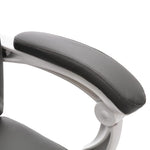HKH Cadeira Escritório com Função Massagem Couro Artificial - Cinzento