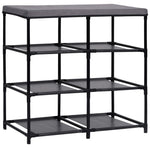 HKH Armario de Almacenamiento con 6 Cajones de Acero - 55x29x55 Cm - Gris