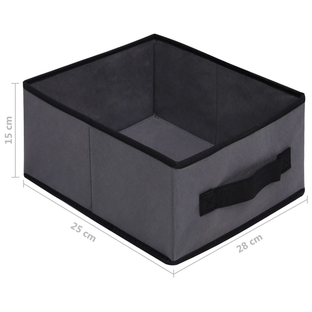 HKH Armario de Almacenamiento con 6 Cajones de Acero - 55x29x55 Cm - Gris