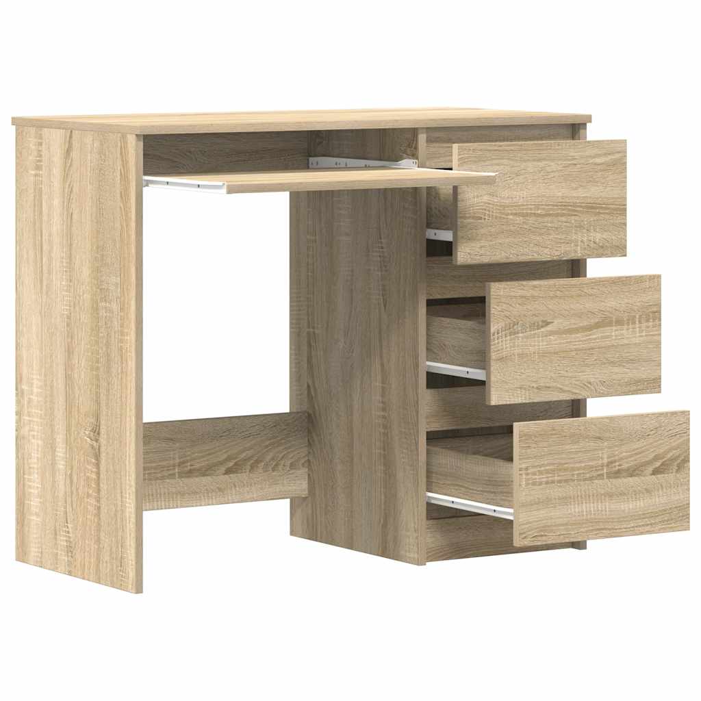 HKH Escritorio Derivados de Madera en Madera Roble Sonoma