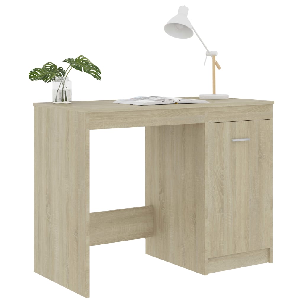 HKH Escritorio Derivados de Madera en Madera Roble Sonoma