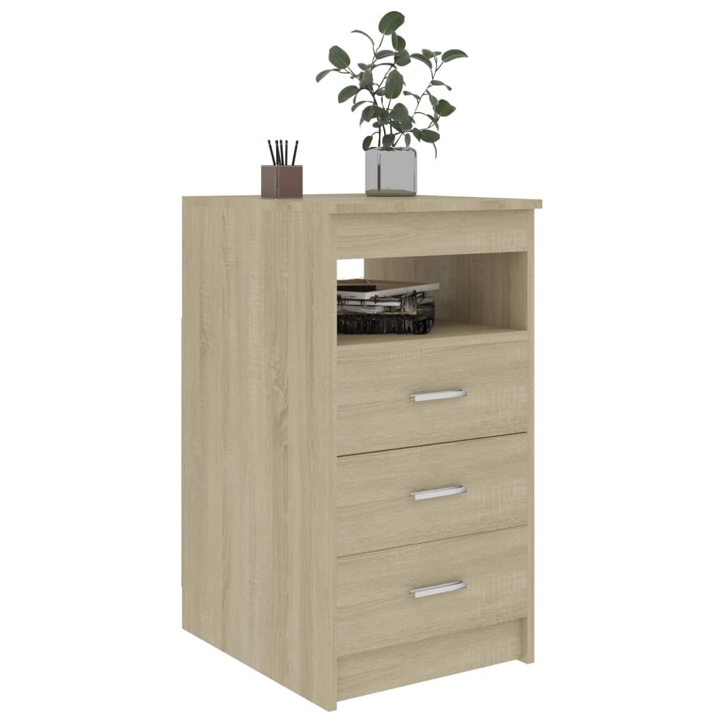 Mueble HKH con cajones de roble Sonoma - 40x50x76 cm