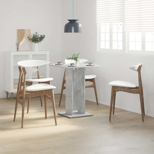 HKH Mesa de Bar de Madera Contrachapada - Gris Cemento