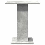 HKH Mesa de Bar em Derivados de Madeira - Cinza Cimento