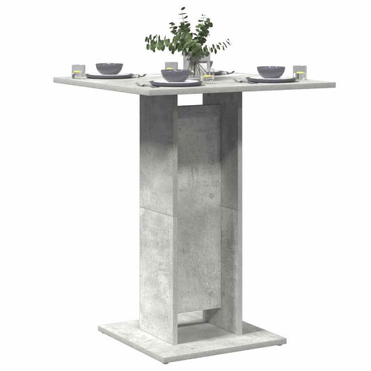 HKH Mesa de Bar de Madera Contrachapada - Gris Cemento