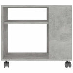 HKH Mesa Auxiliar Gris Cemento de Madera Procesada