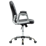 Silla de Oficina Giratoria HKH de Piel Sintética - Negra
