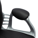 Silla de Oficina Giratoria HKH de Piel Sintética - Negra