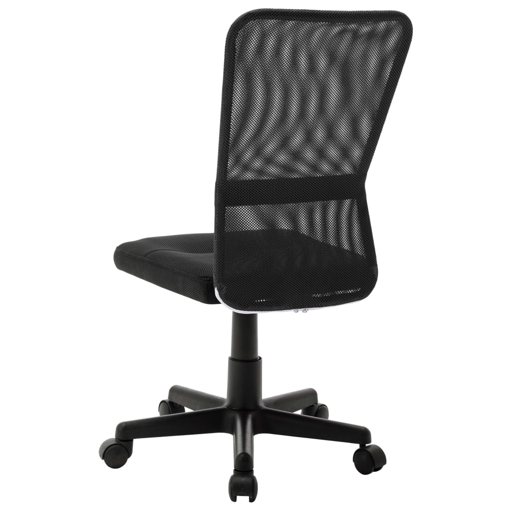 Silla de oficina HKH 44x52x100 cm en tela de malla - Negra