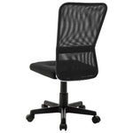 Silla de oficina HKH 44x52x100 cm en tela de malla - Negra