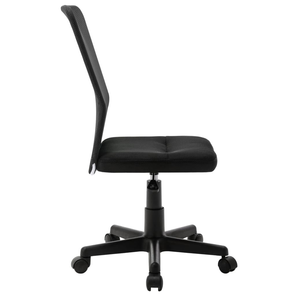 Silla de oficina HKH 44x52x100 cm en tela de malla - Negra