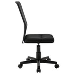 Silla de oficina HKH 44x52x100 cm en tela de malla - Negra