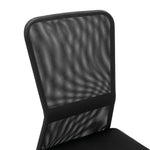 Silla de oficina HKH 44x52x100 cm en tela de malla - Negra