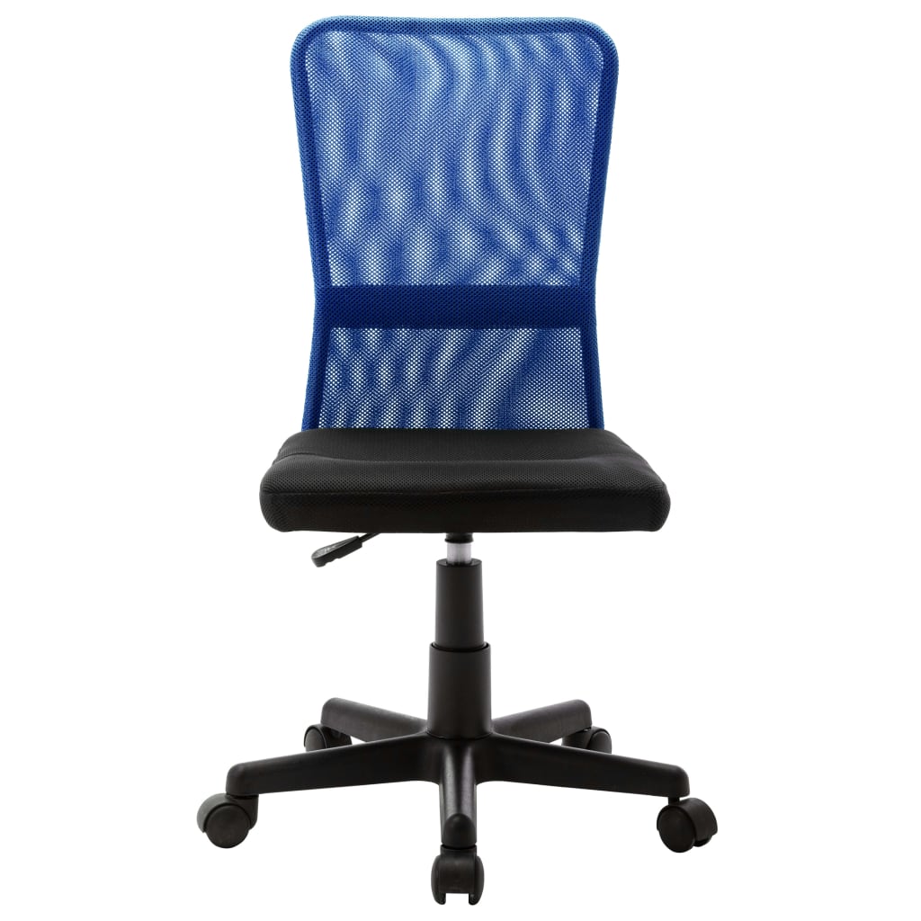 HKH Cadeira de Escritório 44x52x100 cm em Tecido de Malha - Preto e - Azul