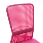 HKH Cadeira de Escritório 44x52x100 cm em Tecido de Malha - Rosa